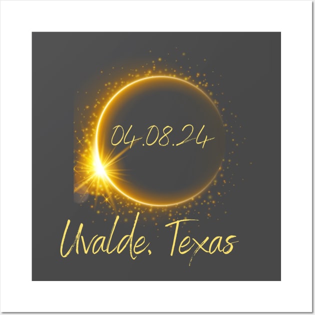 Uvalde Total Solar Eclipse Wall Art by Total Solar Eclipse